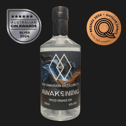 Awakening Gin on dark background
